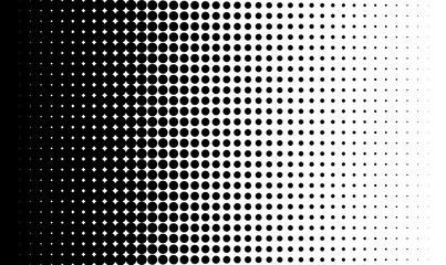 Wall Mural - gradient background with dots halftone dots design