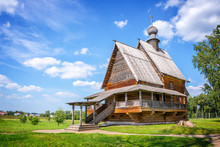Wooden Church Of St. Nicholas In Suzdal, Golden Ring, Russia