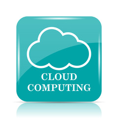 Wall Mural - Cloud computing icon