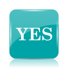 Canvas Print - Yes icon