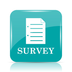 Canvas Print - Survey icon