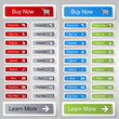 © Rena Design - Vector buttons for website or app. Button - Buy now, Subscribe, Sign Up, Register, Download, Upload, Search, Next, Previous, Learn More