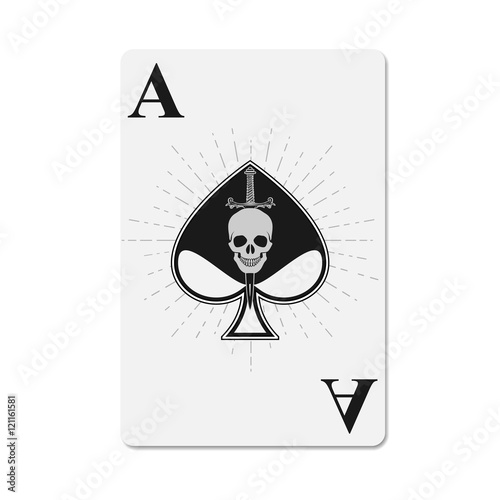 Fotomural Cover for the deck of poker cards