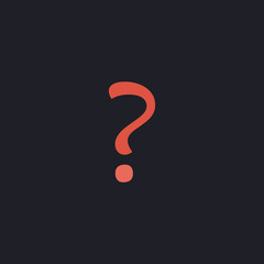Poster - Question computer symbol