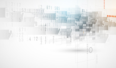 abstract futuristic fade computer technology business background