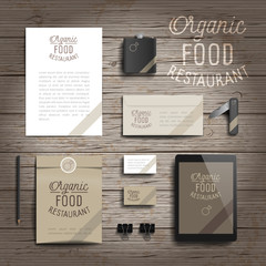 Corporate identity print template