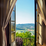 View from a window in Italy