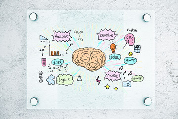 Fototapete - Brainstorming concept