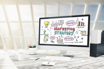 Poster - Marketing strategy concept