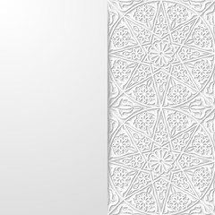 Wall Mural - Abstract background with traditional ornament