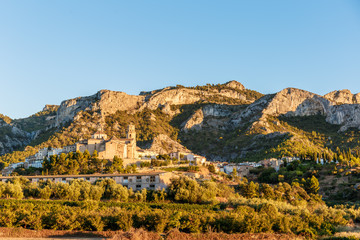 Old mountain town of Tivissa in the morning