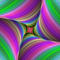 Poster - colorful abstract fractal background design vector