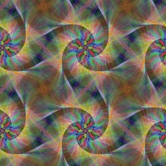 Poster - Seamless computer generated fractal pattern