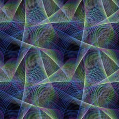 Poster - Seamless computer generated fractal design pattern