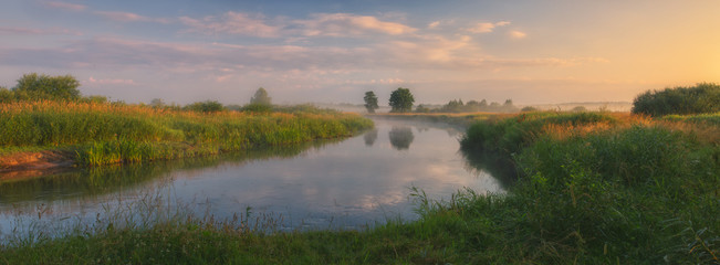 Wall Mural - morning in countryside
