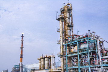 Poster - modern manufacturing industry building