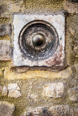 Canvas Print - old bell button