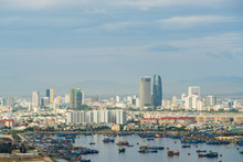 High View Of Da Nang City InVietnam