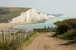 Seven Sisters Cliffs in East Sussex, England