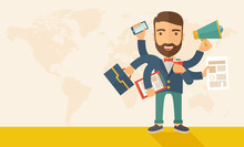 Multitasking Man Free Stock Photo Public Domain Pictures Multitasking man free stock photo public domain pictures