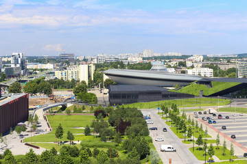 Wall Mural - View of the Katowice city panorama .