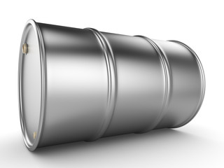 3D rendering aluminum barrel