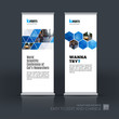 © Diamond Graphics - Vector set of modern roll Up Banner stand design with abstract b