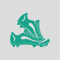 Wall Mural - Baseball boot icon