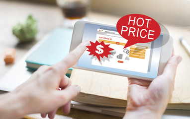 Poster - Discount Clearance Hot Price Promotion Concept