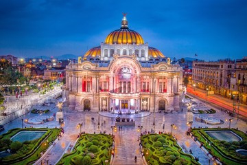 Mexico City - The Fine Arts Palace aka Palacio de Bellas Artes