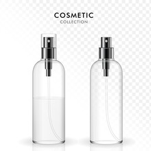 Cosmetic Spray Bottle Template Set