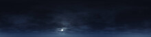 360 Degree Seamless Panorama Of Clouds At Night