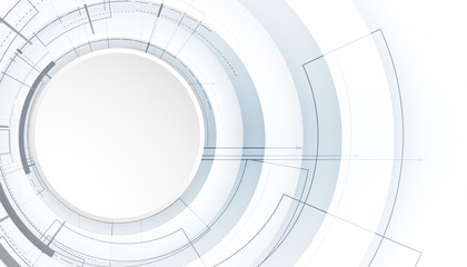 Digital technology world. Business virtual concept. Vector background