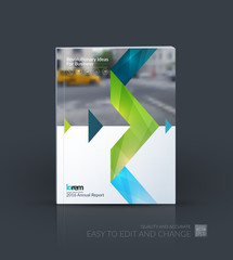 Wall Mural - Brochure template layout, cover design annual report, magazine, 