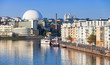 Cityscape with Stockholm Globe Arena