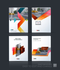 Wall Mural - Brochure template layout, cover design annual report, magazine, 