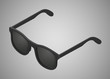 Isometric black sunglasses