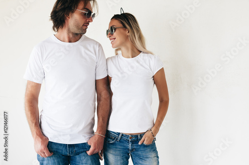 Download T-shirt mockup on model - Buy this stock photo and explore ...