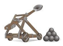 Ancient Destructive Weapon - Catapult, Ballista