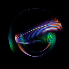 Wall Mural - Abstract ring background. Glowing spiral. The energy flow tunnel. shine round frame with light circles light effect. glowing cover. Space for message. Light sphere. Atom power.