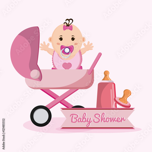 girl baby shower cartoon themes