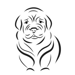 Poster - Vector dog logo.