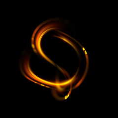 Wall Mural - abstract ring background with luminous swirling backdrop. glowing spiral. the energy flow tunnel. sh