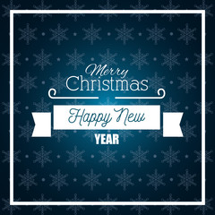 Wall Mural - card merry christmas and happy new year graphic vector illustration eps 10