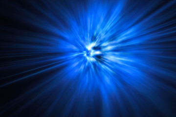 Wall Mural - Abstract glowing blue light background