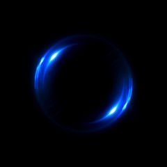Wall Mural - abstract ring background with luminous swirling backdrop. glowing spiral. the energy flow tunnel. sh
