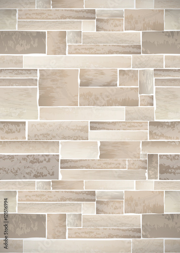 Stone wall background Canvas Print