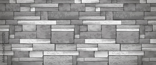 Photo Stone wall banner