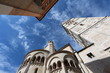 Modena, Italy, word heritage site, cathedral and Ghirlandina details