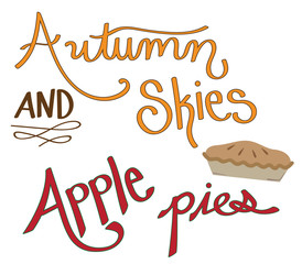 Sticker - Autumn Skies Apple Pies